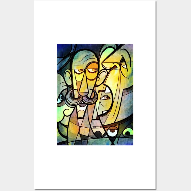 portrait cubism Wall Art by MGphotoart